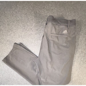 Adidas Golf Performance Pants Mens 34x30 Gray Stretch Lightweight Athletic